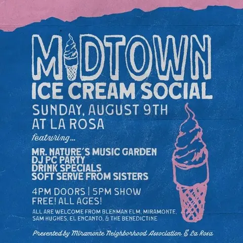 Midtown Ice Cream Social poster
