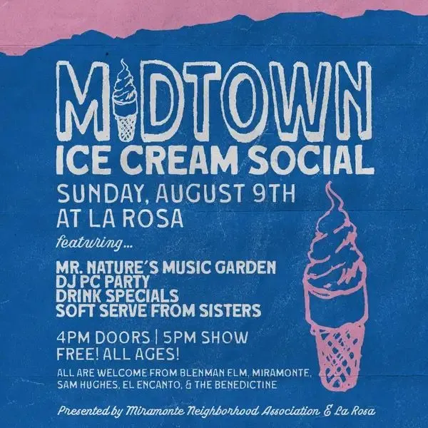 Midtown Ice Cream Social poster
